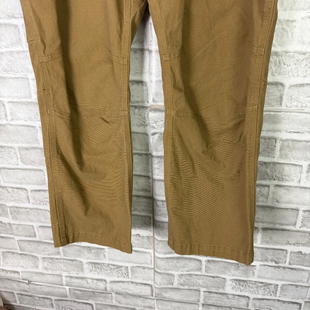 Off The Grid The Trailblazer Tapered Fit Beige Canvas Cargo Pants Mens 44 x 30